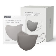 참존 톤업핏 마스크 중형, 25개입, 1개, 시크업 그레이