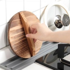 쿡앤쿨 냄비뚜껑 실리콘 받침대, 1개, 그레이