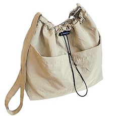 초경량 가벼운 캐쥬얼 크로스백 스트링 바스락 숄더백 3color