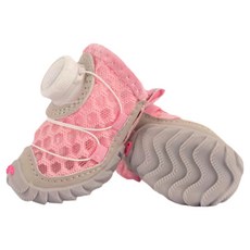 누누마켓 미끄럼방지 논슬립 사이즈조절 강아지 산책 신발, 핑크, 1개