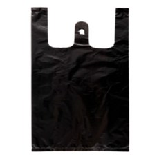원s마켓 손잡이 마트봉투 2호 검정, 200개, 5L