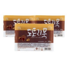 [노고단식품] 도토리묵(국내산 HACCP인증), 3개, 300g