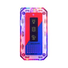 킬다크 4방향LED 전자호루라기 호신용품 어깨 경광등 휘슬 후레쉬 손전등 랜턴 KDSW-120, 1개, 상세페이지 참조, 1개