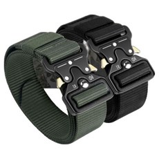 슈페르바 아웃도어 코브라 택티컬 전술 벨트 허리띠 1+1, 블랙+그레이, 2개