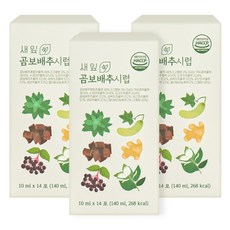 새잎 곰보배추시럽 삼백초 엘더베리진액 스틱, 42개, 10ml