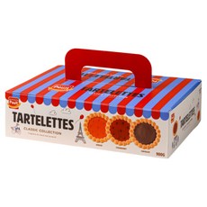 폴트 타르트 선물세트 (딸기 2개살구 2개초코 2개), 1세트, 900g