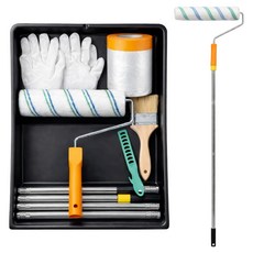 리파니 페인트 롤러 연장봉 커버링 테이프 트레이 세트, 1개