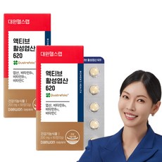 대원제약 대원헬스 액티브 활성엽산 620 (소비기한 2026-07-29), 2개, 60정