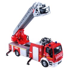 브라고 중장비장난감 슈퍼크레인 다이캐스트 미니카 소방차 크레인 소방사다리, 02.소방사다리차, 1개