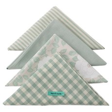 천가게 원단패키지 플라워 꽃무늬 레몬 과일 자투리원단 체크천 5종, 1세트, 모란플라워