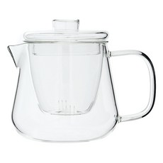 [로하티] 더우림 내열유리 차포트 차다기 찻주전자, 1개, 850ml, 투명