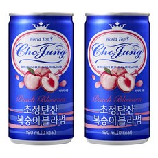 초정탄산수 복숭아블라썸 탄산수, 190ml, 30개