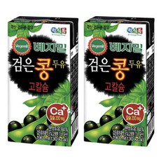 베지밀 검은콩 고칼슘 두유 (유통기한 26년 8월 05일), 190ml, 48세트