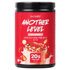 인테로 어나더레벨 단백질 쉐이크 딸기맛, 1개, 630g 1개, 630g