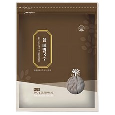 [넉넉한 6인분] 한국제면 생 메밀국수 소바면 냉모밀면 막국수면, 1개, 900g