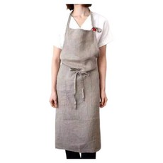 아넬론 린넨 포인트 앞치마 카페 공방 바리스타 어린이집 네일샵, 린넨 앞치마 베이지, FREE, 1개