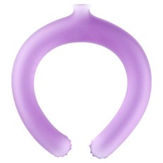 온도씨 급속 냉각 얼음 목걸이 아이스 쿨러 스카프 넥밴드, 퍼플, 1개