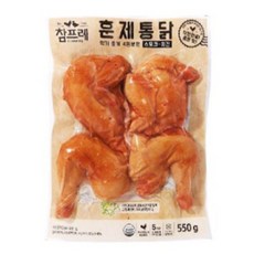 참프레 훈제통닭 냉장 먹기좋게 4등분 간식 안주, 5개, 550g