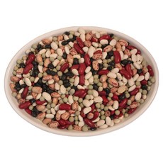 맛봉달 혼합콩 혼합6종 흰강낭콩 완두콩 매화콩 흑동부 홍대 수입산, 1개, 20kg(1개)