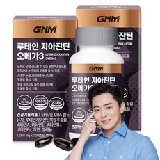 GNM 루테인 지아잔틴 오메가3 / 눈건강 비타민 A B E 아연, 100정, 2개