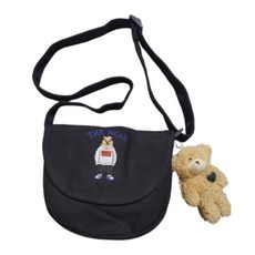 브헤오떼 곰돌이 반달 크로스백