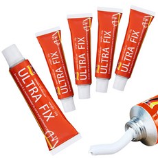 울트라픽스 초강력 스파이더 접착제 12g x 5P세트 친환경 MS폴리머 본드, 1세트