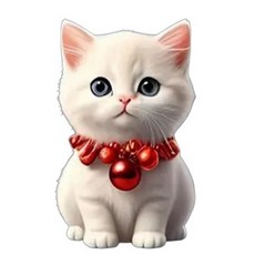 차량용 송풍구 방향제 방형제 향수 디퓨저 차 차량 자동차 카 캐릭터 귀여운 고양이 냥이 강아지 댕댕이 추천 리필 클립, 1세트, 목걸이냥이(블루솝향 )