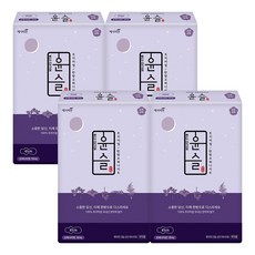 예지미인 윤슬 순한순면 슈퍼롱 오버나이트 생리대 날개형, 18개입, 4개