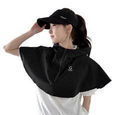 Fairway 골프우비 레인후드 남녀공용, 1개, 클래식블랙
