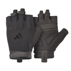 아디다스 에센셜 트레이닝 헬스 장갑 탁월한 편안함 운동 턱걸이 풀업 웨이트 크로스핏, 블랙, 1세트