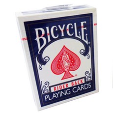 바이시클 정품 마술카드 레드 블루 USPCC 808버전 카드케이스 증정 JLCC, 1개