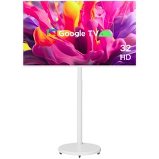 무빙큐빅스 스마트 32인치 삼탠바이미 X1시리즈 화이트에디션 셋트 이동식 tv 거치대 스탠바이미 삼텐 중소바이미, 고객직접설치, 스탠드형, 81cm/32인치