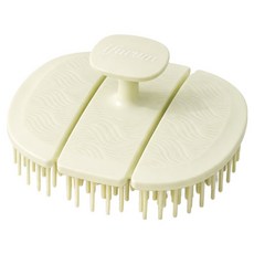아이푸룸 TPEE 친환경소재 헤어 두피 마사지 저자극 샴푸브러쉬 미용실 입점, 1개, 라임 그린
