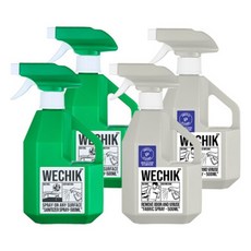 [위칙] 섬유탈취제 500ml 2개 + 멀티 소독스프레이 500ml 2개, 4개