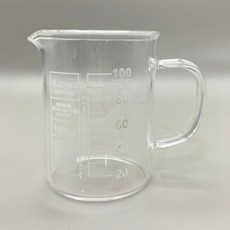新安堂 玻璃燒杯, 1個, 有柄100ml
