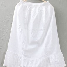 면레이스허리속치마[EM027]