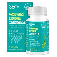 데일리온 녹차카테킨 다이어트 그린밸런스8 체지방컷 2개월분, 1개, 120정 1개, 120정