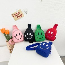 아동 키즈 스마일 슬링백 크로스백 어린이집 유치원 생일 답례품 선물