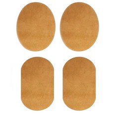 스웨이드 와펜 의류 무릎 팔꿈치 수선 패치 27컬러 패드 세무 옷리폼 포인트용 (4개 세트 구성), 1개, #15옐로우