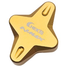 CHEKIS NMAX 사이드스탠드 보조커버 날개클립, 1개, 골드