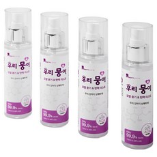 우리뭉이 미스트 100ml x 3개입 강아지 반려동물 애완동물 모발 윤기 탄력 냄새제거 항균 살균 피부질환 개선 진드기 예방 기피효과 탈취 보습, 3개