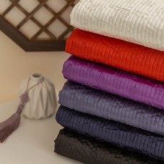 한복원단 누빔 천 7mm 양단 한복만들기 연꽃나비 6종, 01) 화이트