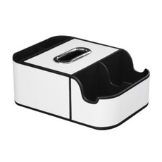 태양유통 콘솔박스 수납컵홀더 수납정리박스, 화이트