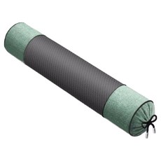 Modern Fashion 거북목 메밀 경추 목 베개 수면 보조 원형 Y01, 그린, 1개