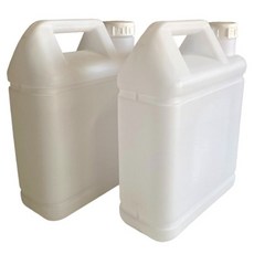 직사각 말통 6리터 2개 1세트 약수통 기름통 석유통 정수기통 소스통, 6L