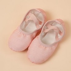 라이트핑크 펄 천 발레슈즈 2P