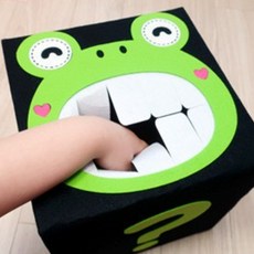 이지펠트 궁금이상자 DIY 20cm게싱박스, 개구리, 1개, 동물