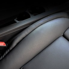 레모토 자동차 시트 틈새막이 차량 틈새쿠션, 2개, 블랙