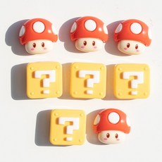 84x84 인테리어 냉장고 자석 마그넷, 버섯물음표8p