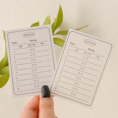도마뱀 산란 스티커 10p, 1개, 투명